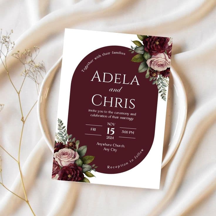 Wedding card design